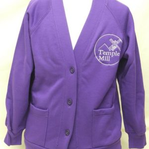 TEMPLE MILL SCHOOL - TEMPLE MILL SWEATSHIRT CARDIGA, TEMPLE MILL SCHOOL