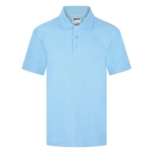 SKY BLUE POLO, Polo Plain, TUNBURY PRIMARY SCHOOL, NEW ROAD PRIMARY SCHOOL