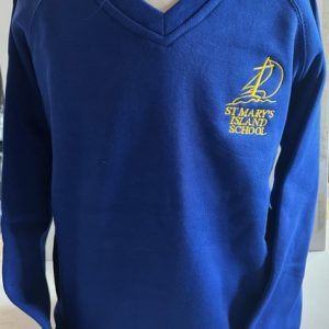 ST MARYS ISLAND PRIMARY SCHOOL - ST MARYS ISLAND V-NECK SWEAT, ST MARYS ISLAND PRIMARY SCHOOL