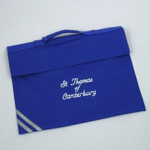 ST Thomas of Canterbury Catholic - ST THOMAS CANTERBURY BOOK BAG, ST Thomas of Canterbury Catholic